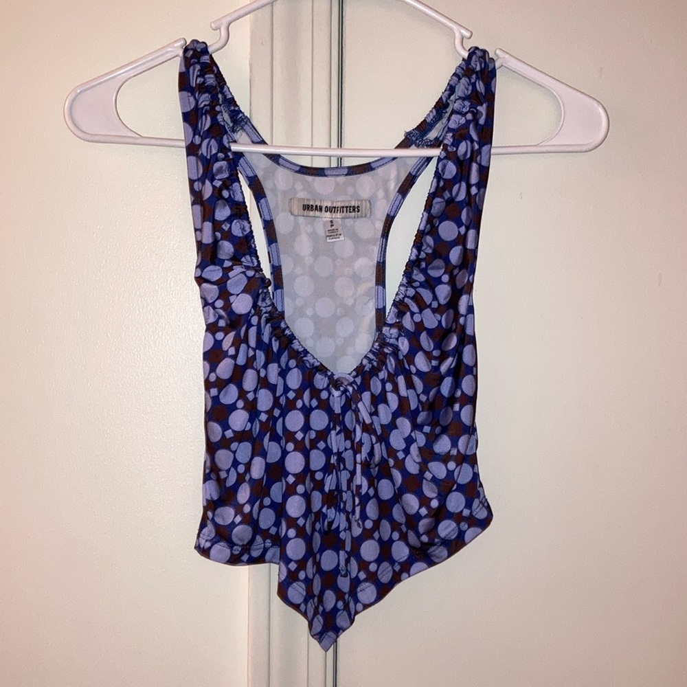 front tie urban outfitters top